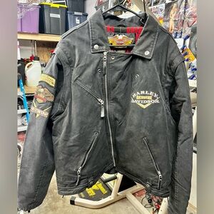 Harley-Davidson Canvas Jacket with zip off sleeves